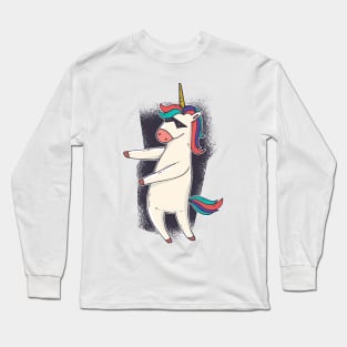 Unicorn floss dance Long Sleeve T-Shirt